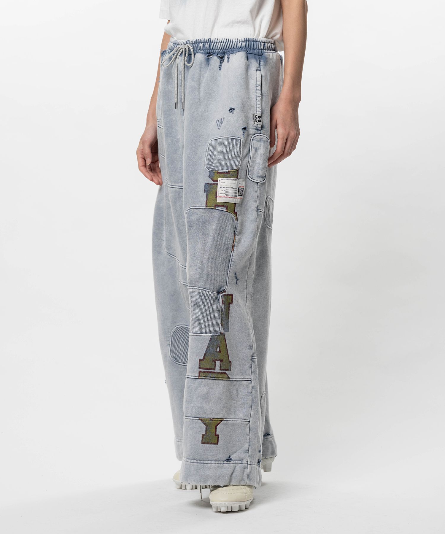 Bleached Repair Sweat Pants