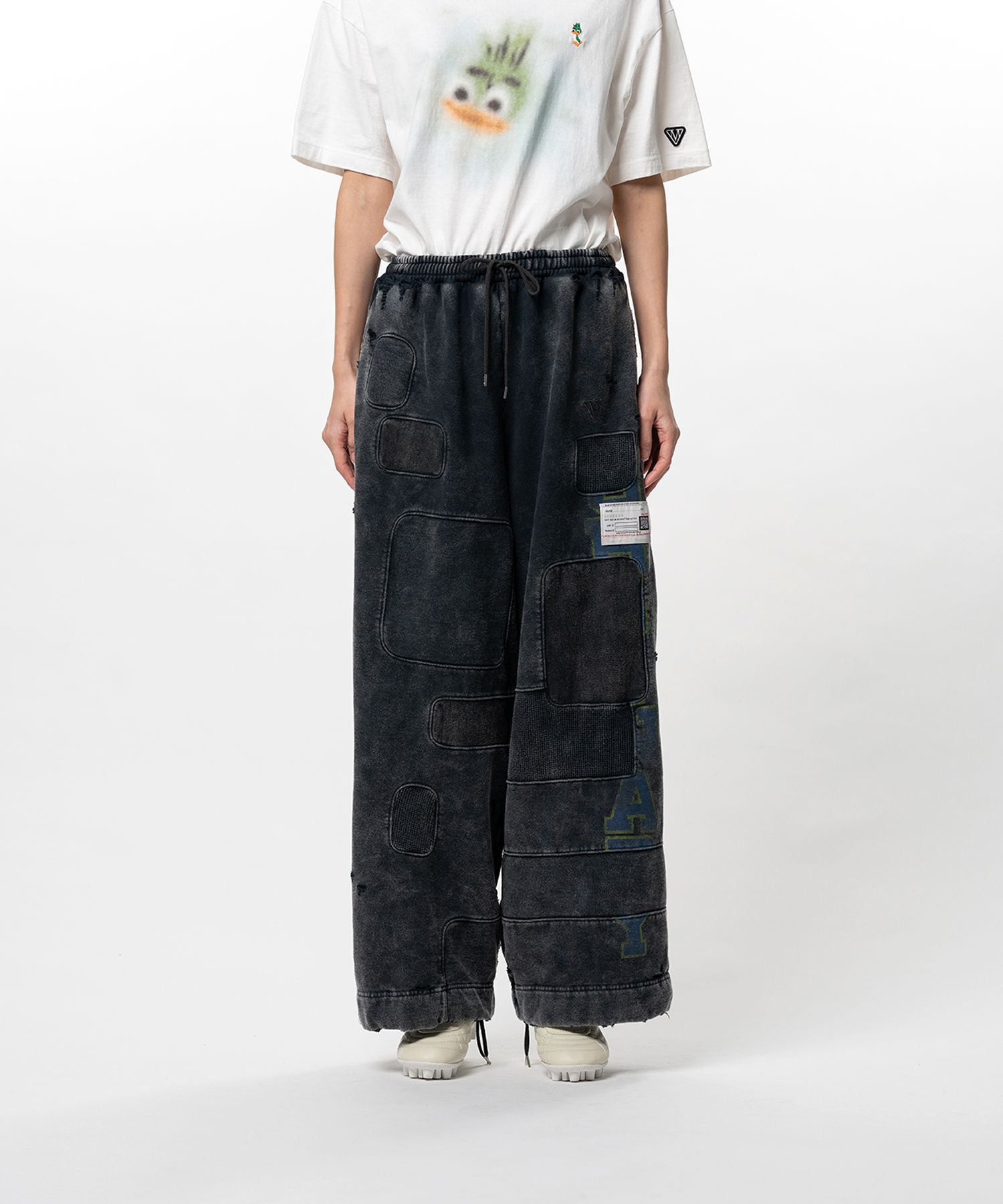 Bleached Repair Sweat Pants