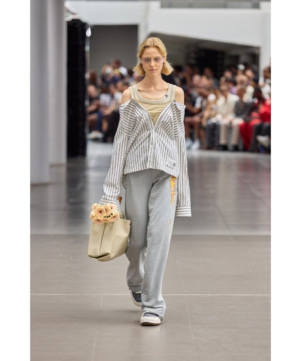 College Print Sweat Pants