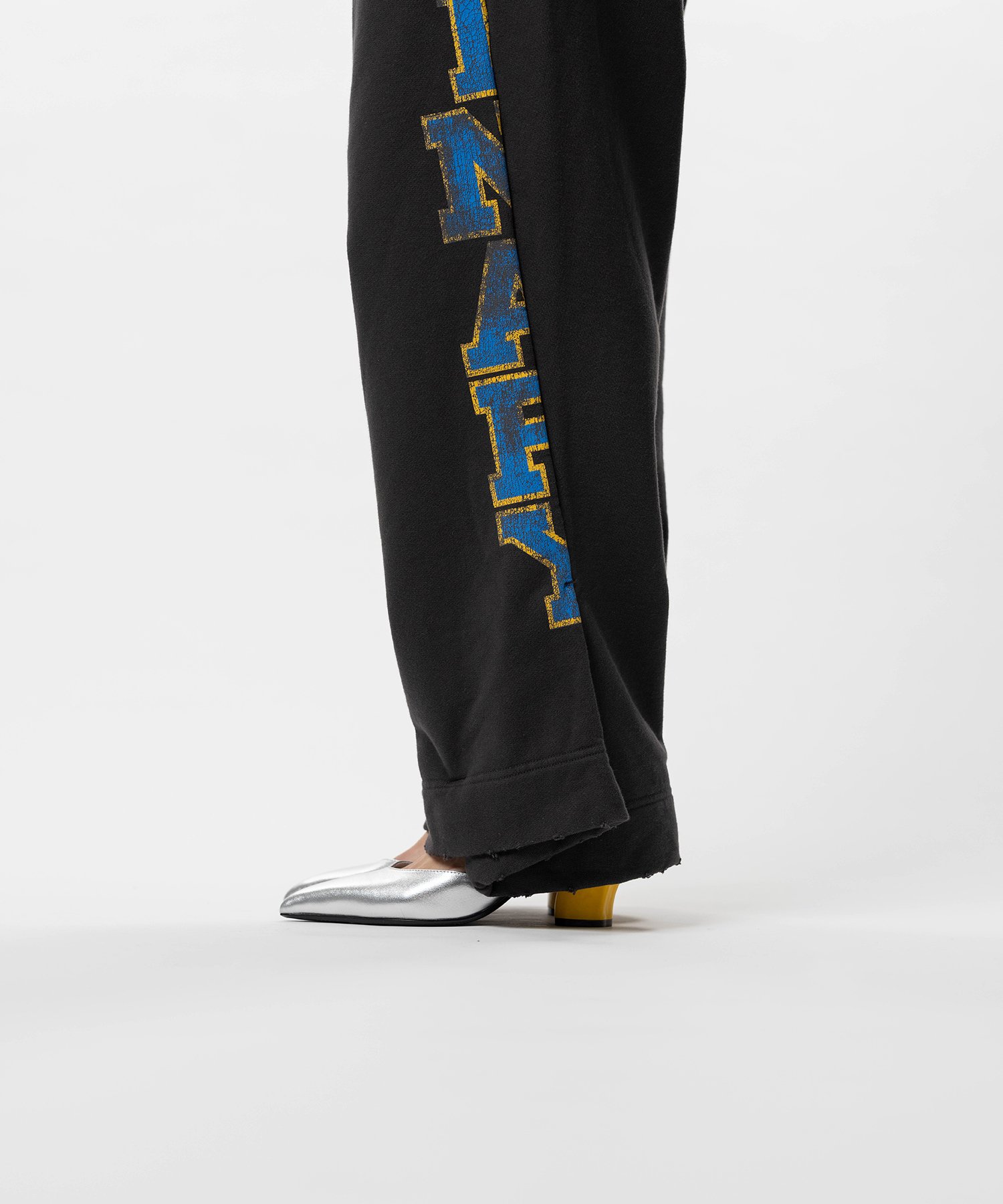 College Print Sweat Pants
