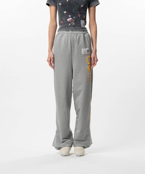College Print Sweat Pants