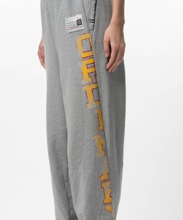 College Print Sweat Pants