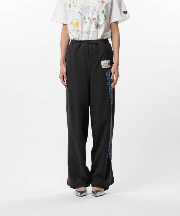College Print Sweat Pants
