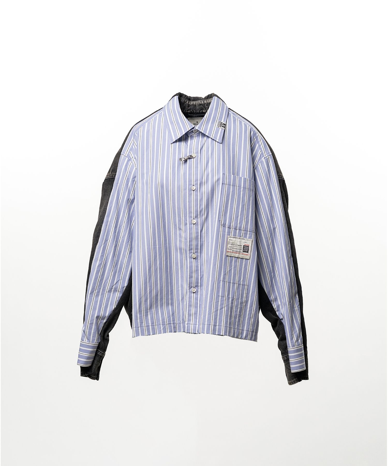 Front Back Combined Stripe Shirt