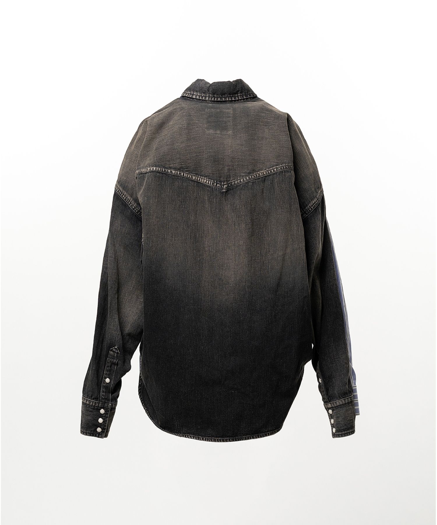 Front Back Combined Stripe Shirt