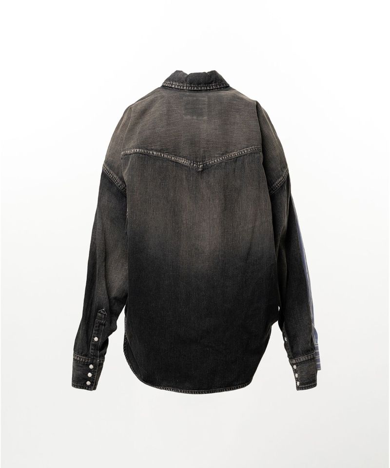 Front Back Combined Stripe Shirt