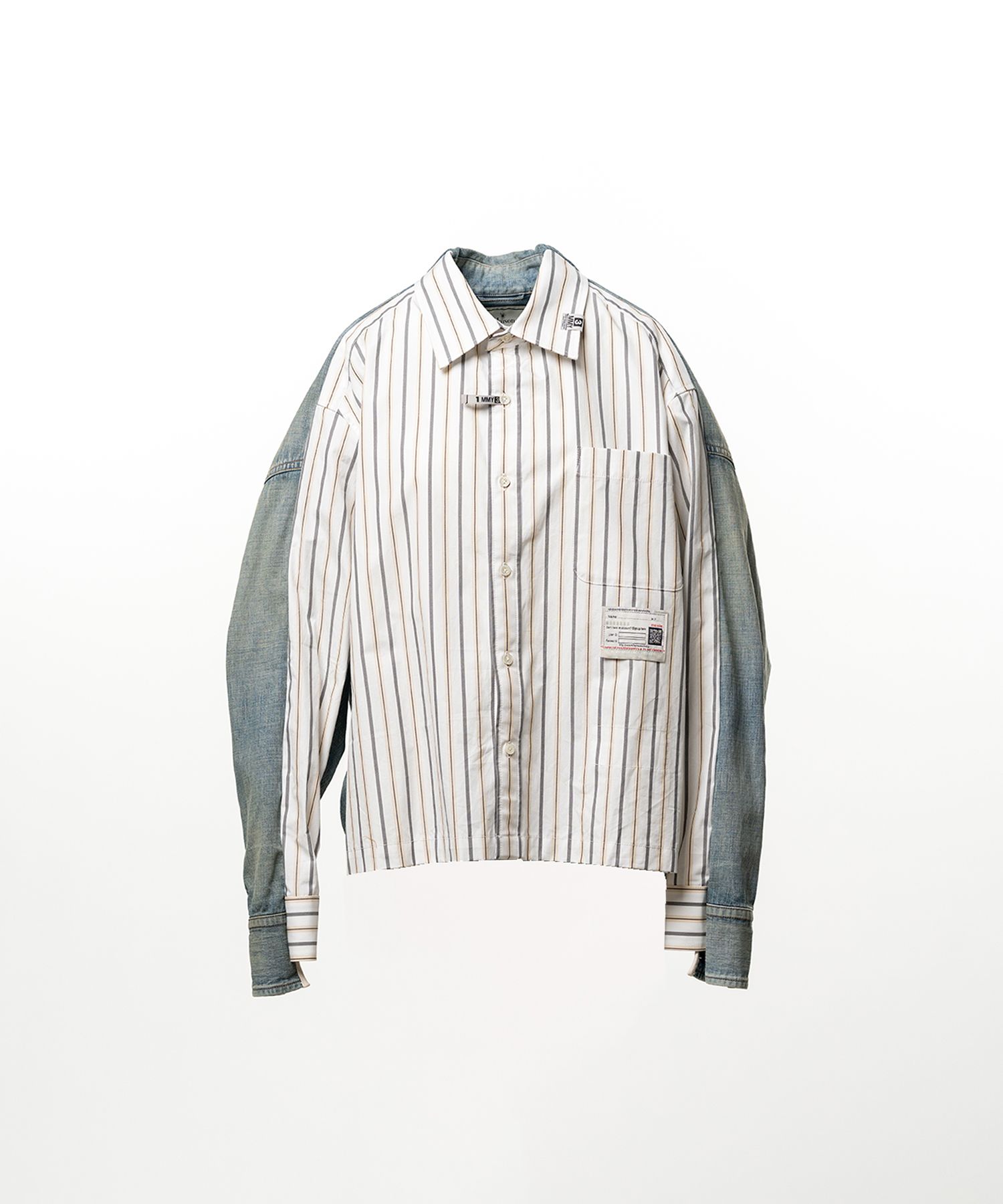 Front Back Combined Stripe Shirt