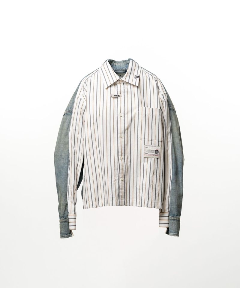 Front Back Combined Stripe Shirt