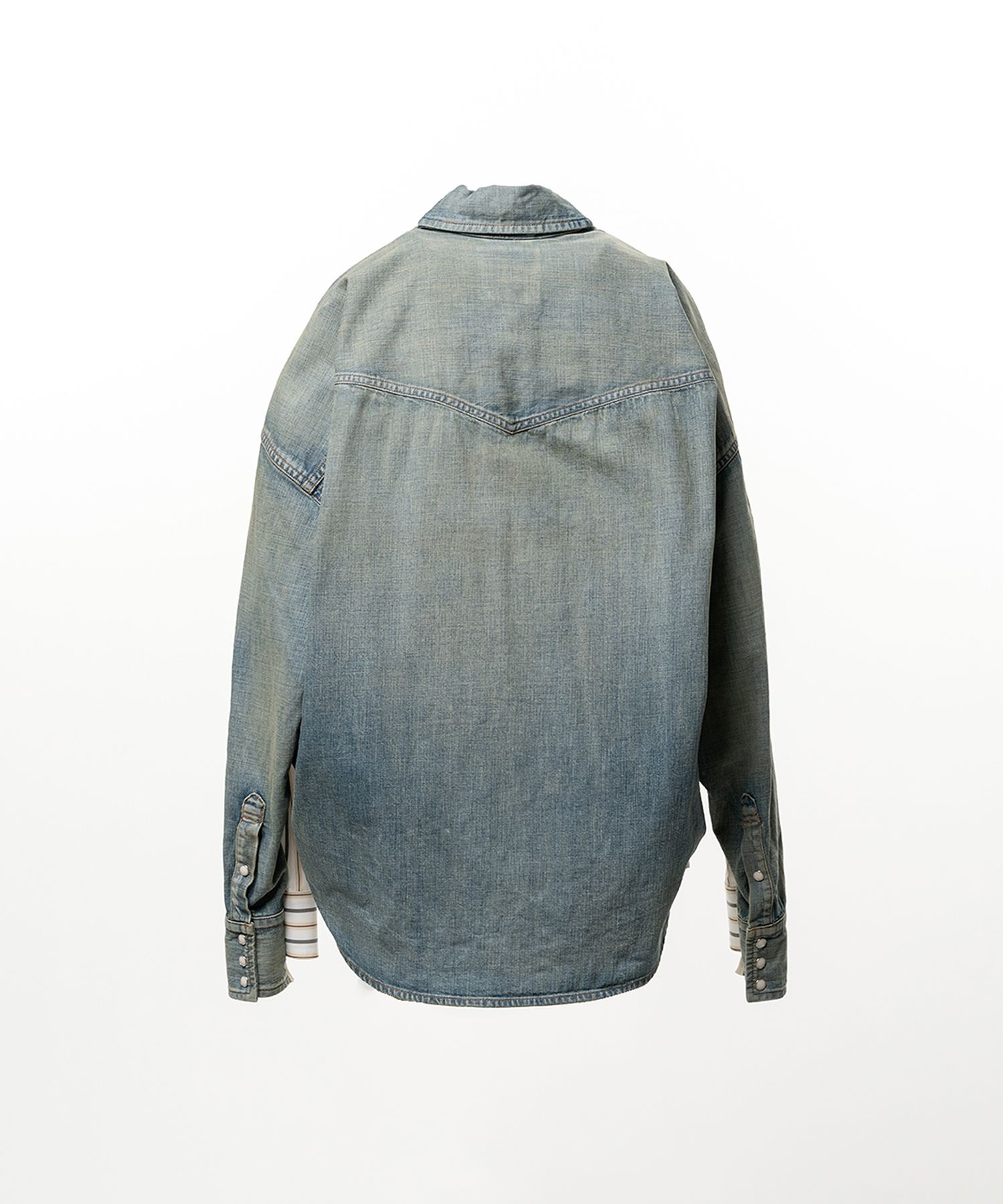 Front Back Combined Stripe Shirt