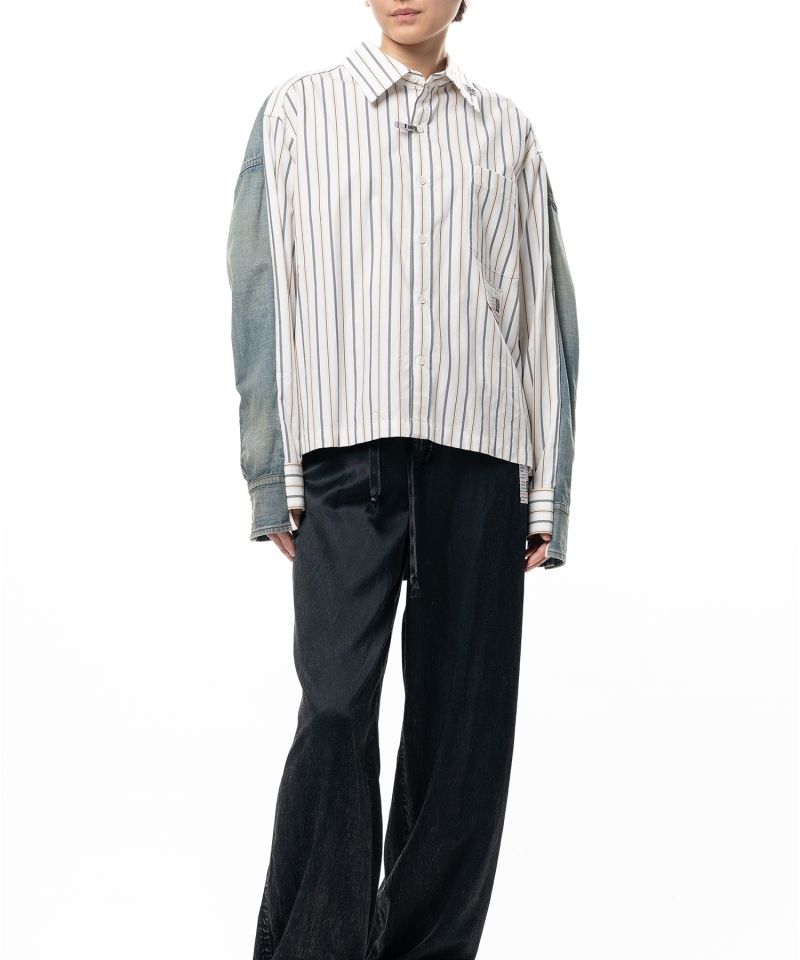 Front Back Combined Stripe Shirt