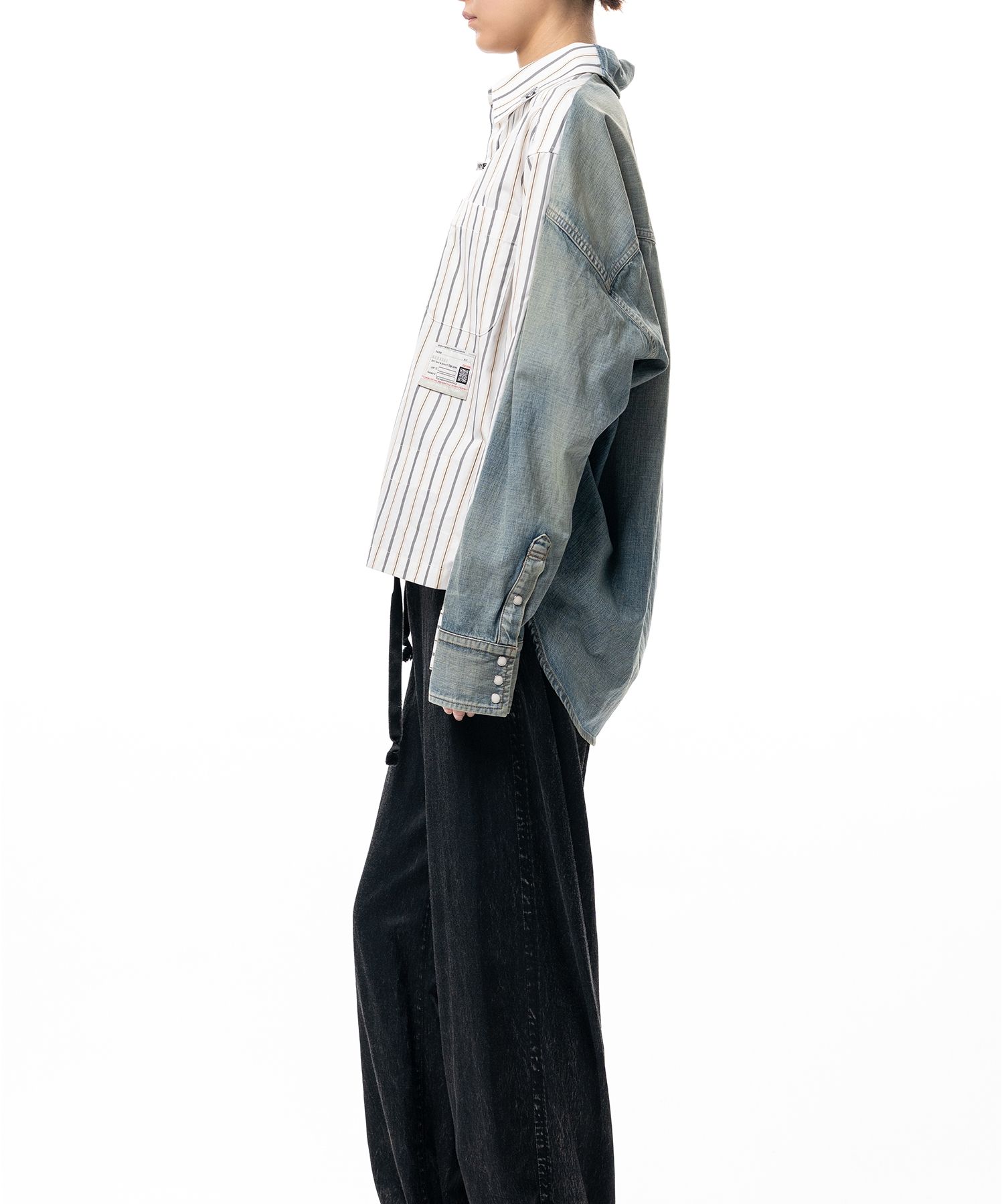 Front Back Combined Stripe Shirt