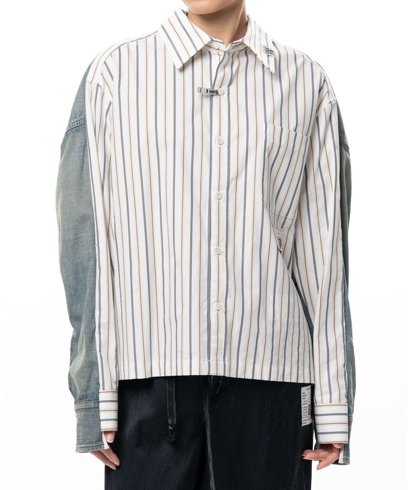 Front Back Combined Stripe Shirt