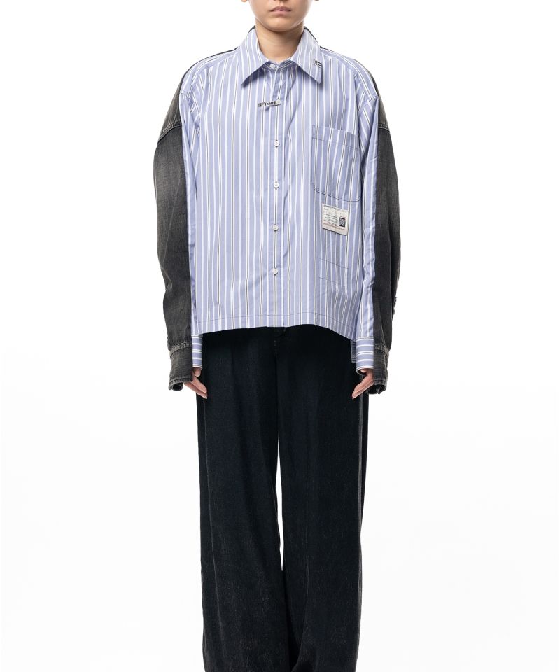 Front Back Combined Stripe Shirt