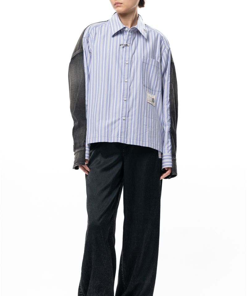 Front Back Combined Stripe Shirt