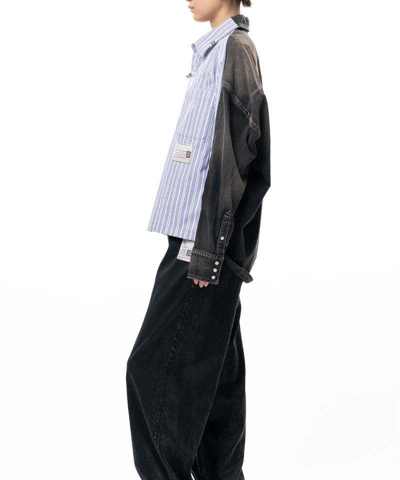 Front Back Combined Stripe Shirt