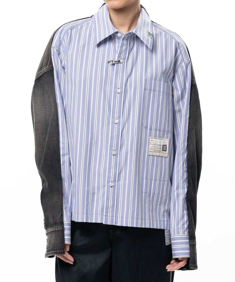 Front Back Combined Stripe Shirt