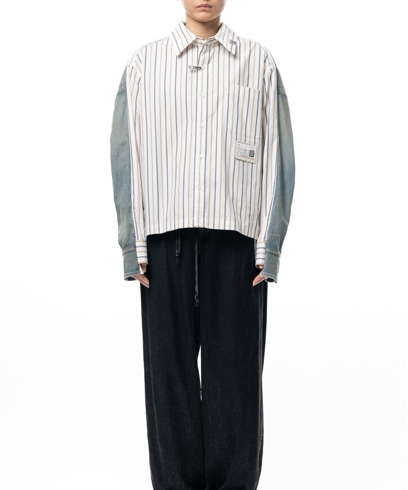 Front Back Combined Stripe Shirt