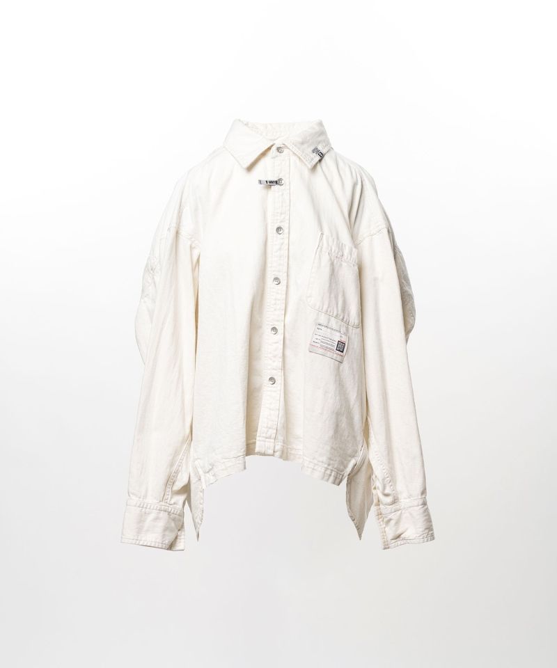 Vest Combined Denim Shirt