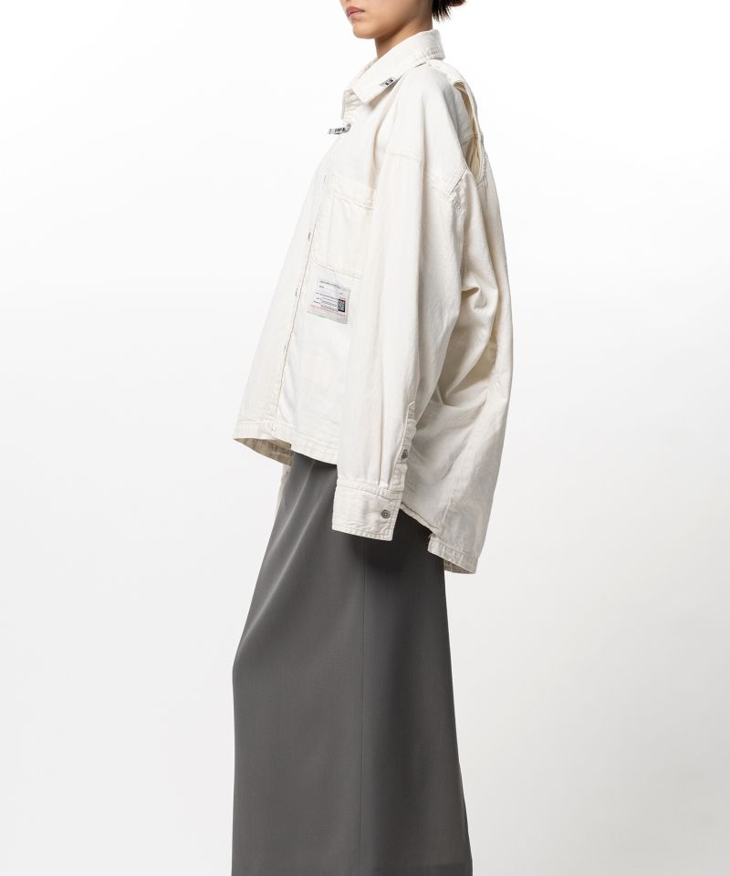 Vest Combined Denim Shirt