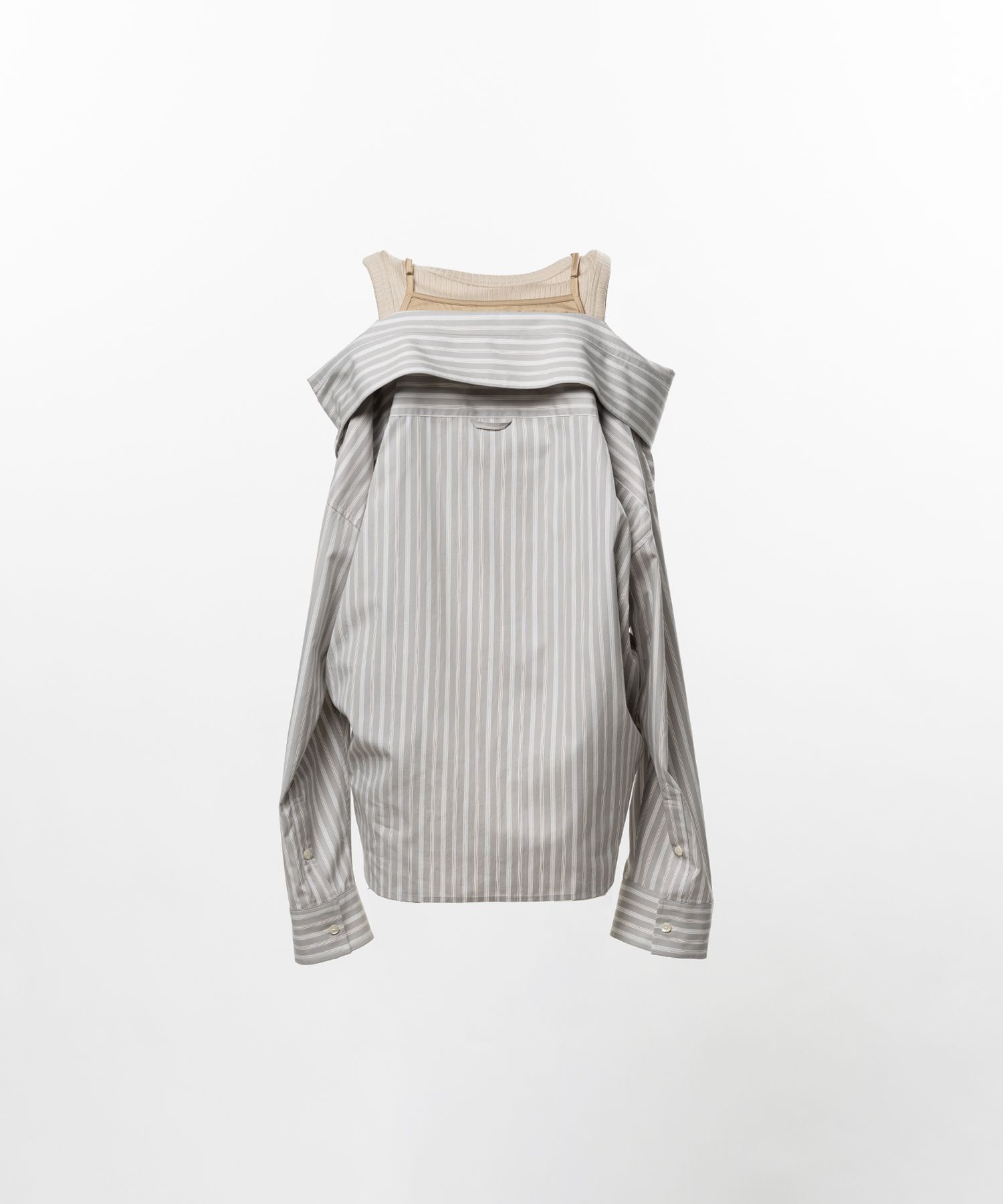【EXCLUSIVE】 Triple Layered Stripe Shirt