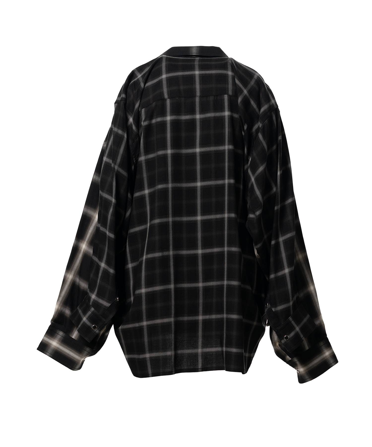 Front Back Combined Check Shirt