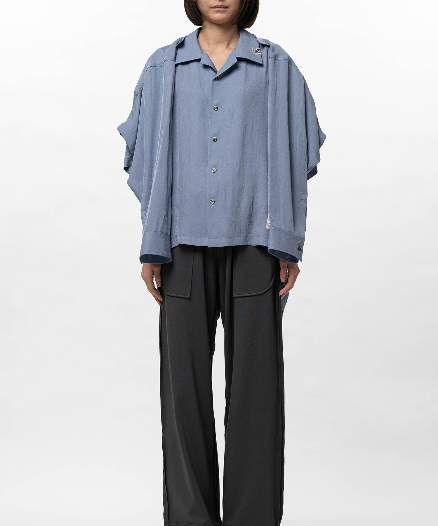 Sleeve Layered Half Sleeve Shirt