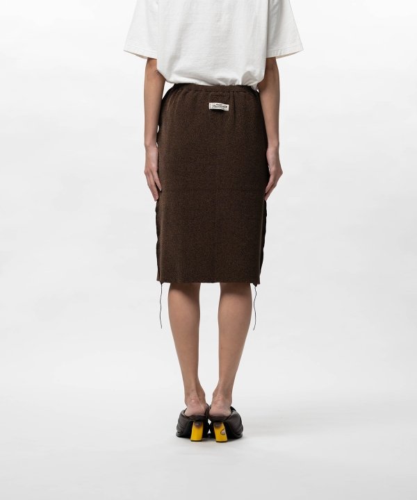 Inside-Out Glitter Knit Skirt