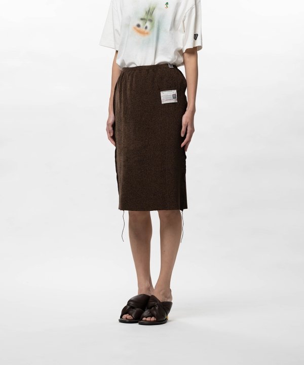 Inside-Out Glitter Knit Skirt