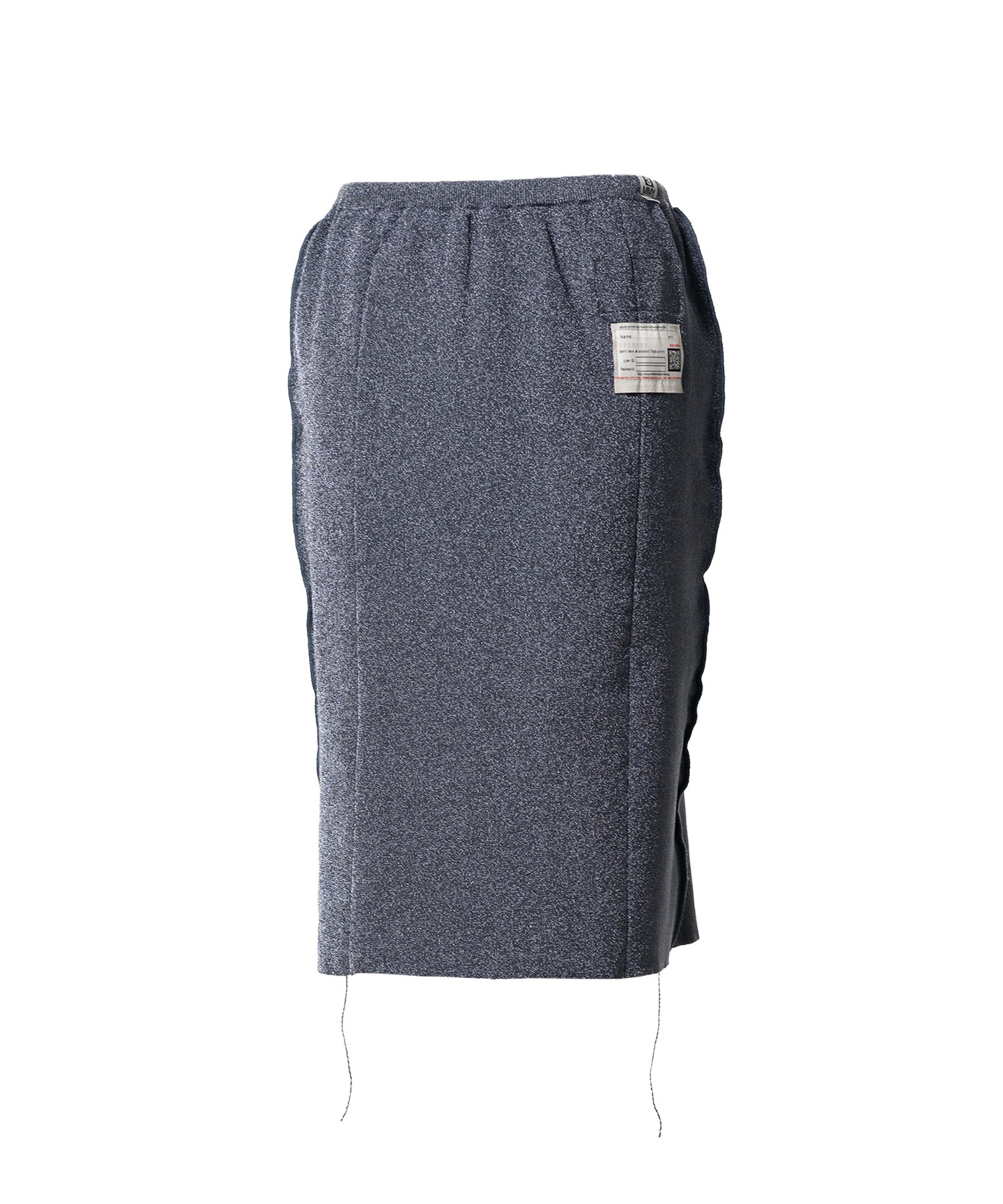 Inside-Out Glitter Knit Skirt