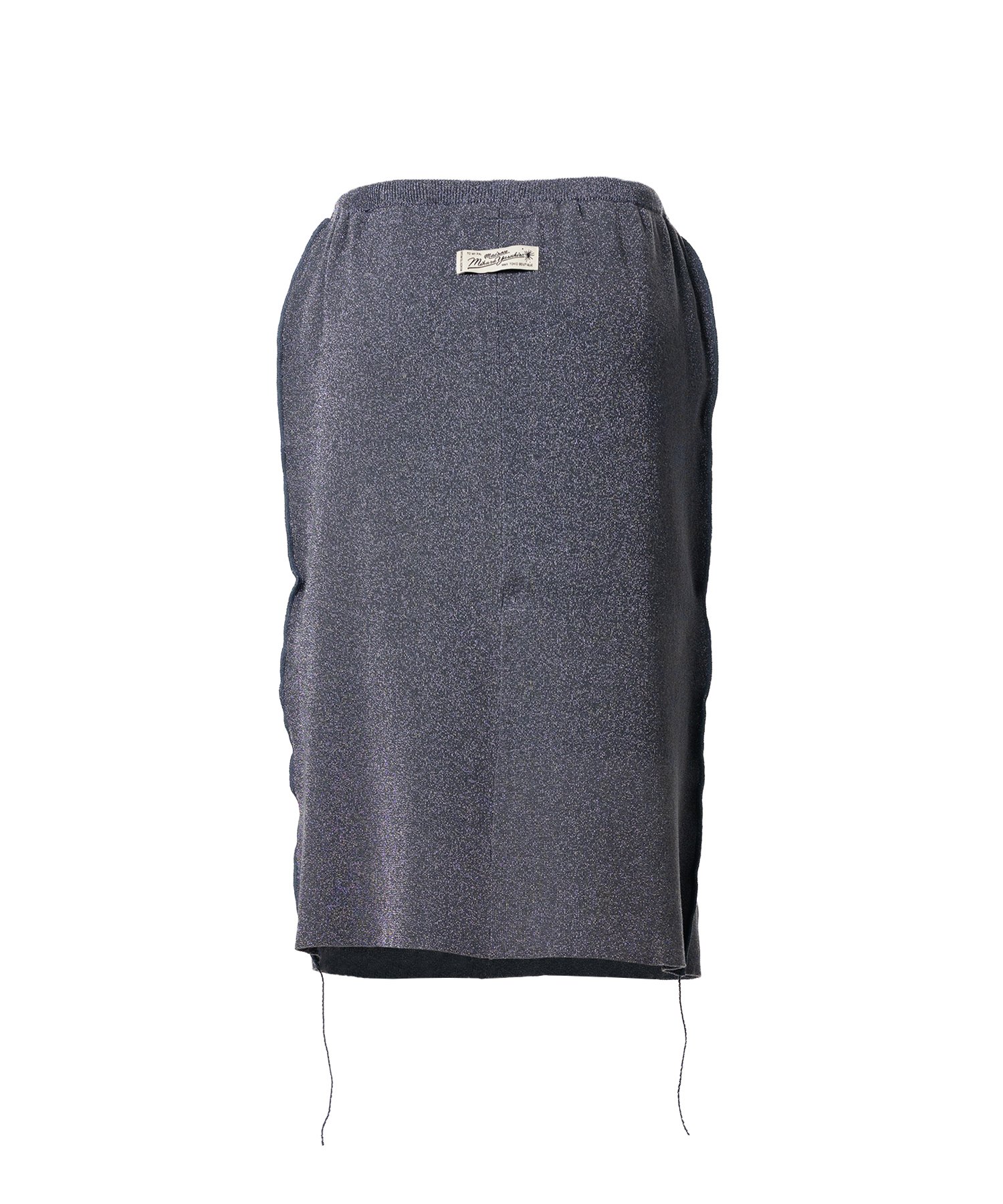 Inside-Out Glitter Knit Skirt