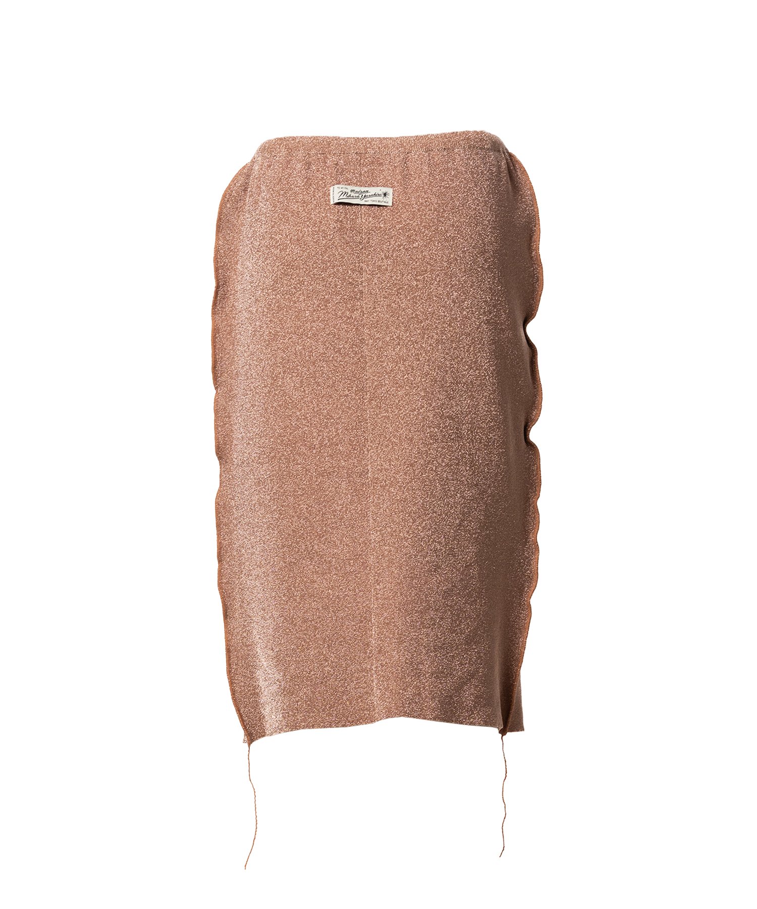 Inside-Out Glitter Knit Skirt