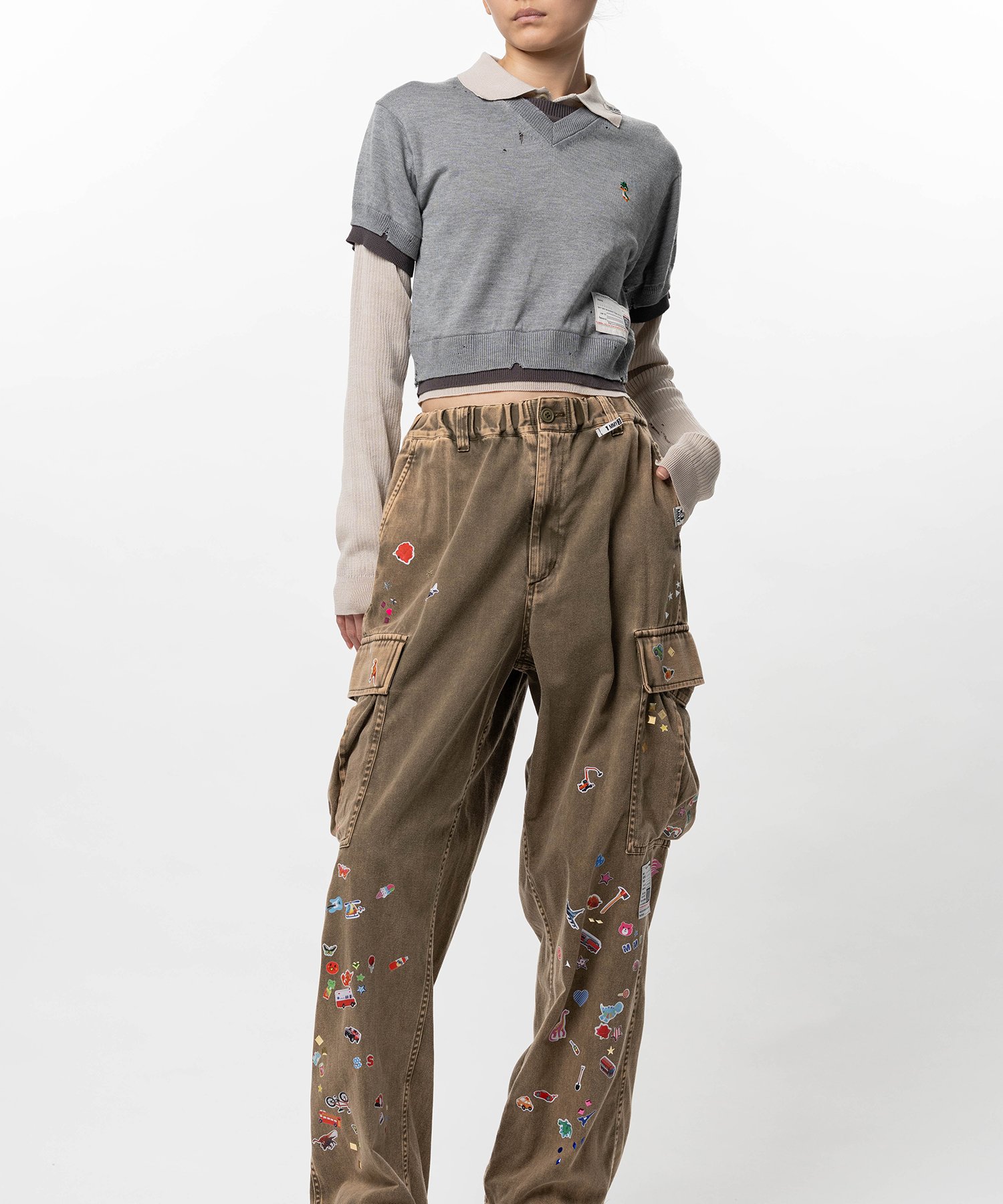 Triple Layered Knit Sweater