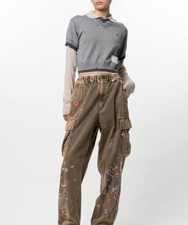 Triple Layered Knit Sweater