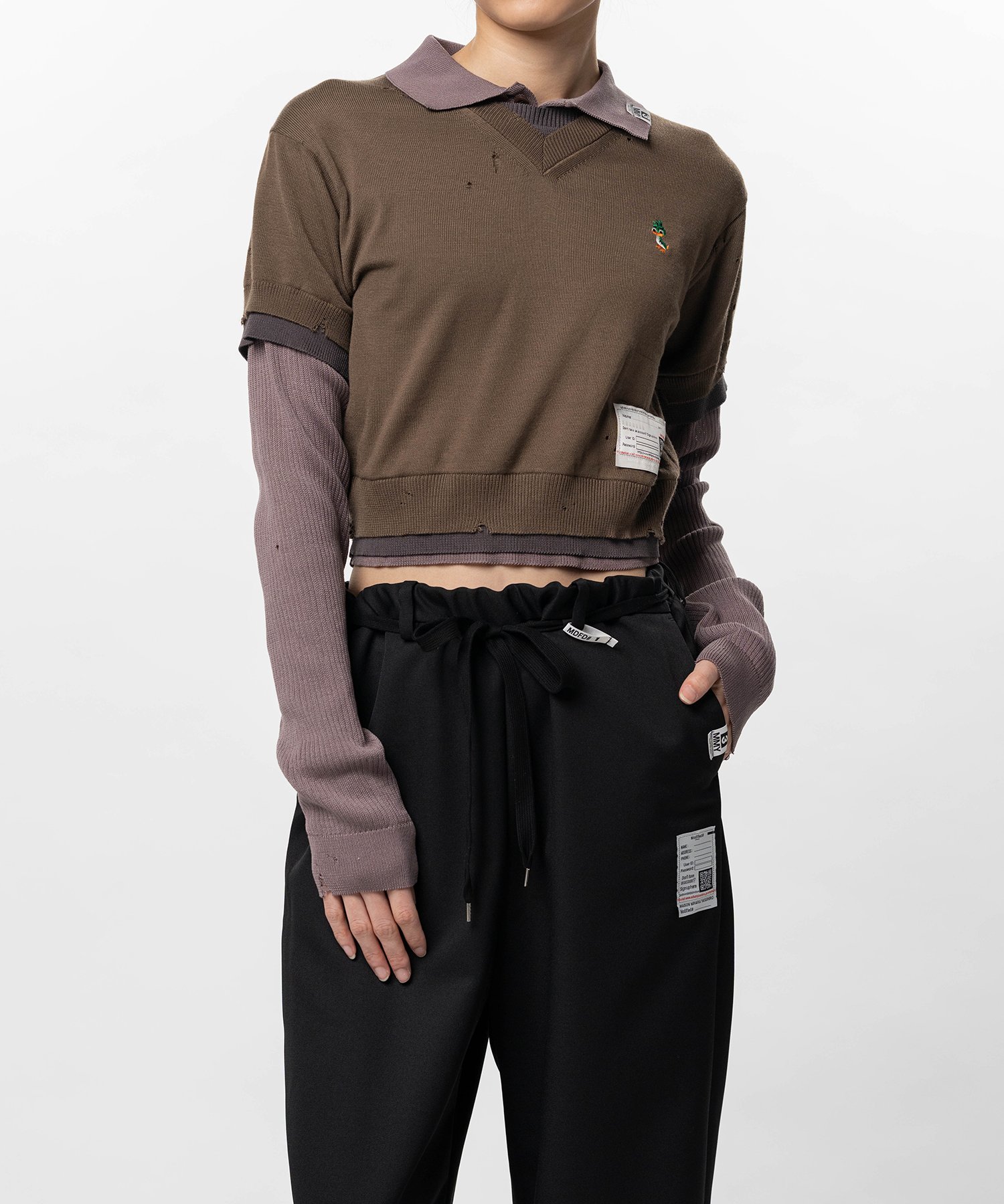 Triple Layered Knit Sweater