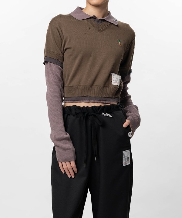 Triple Layered Knit Sweater