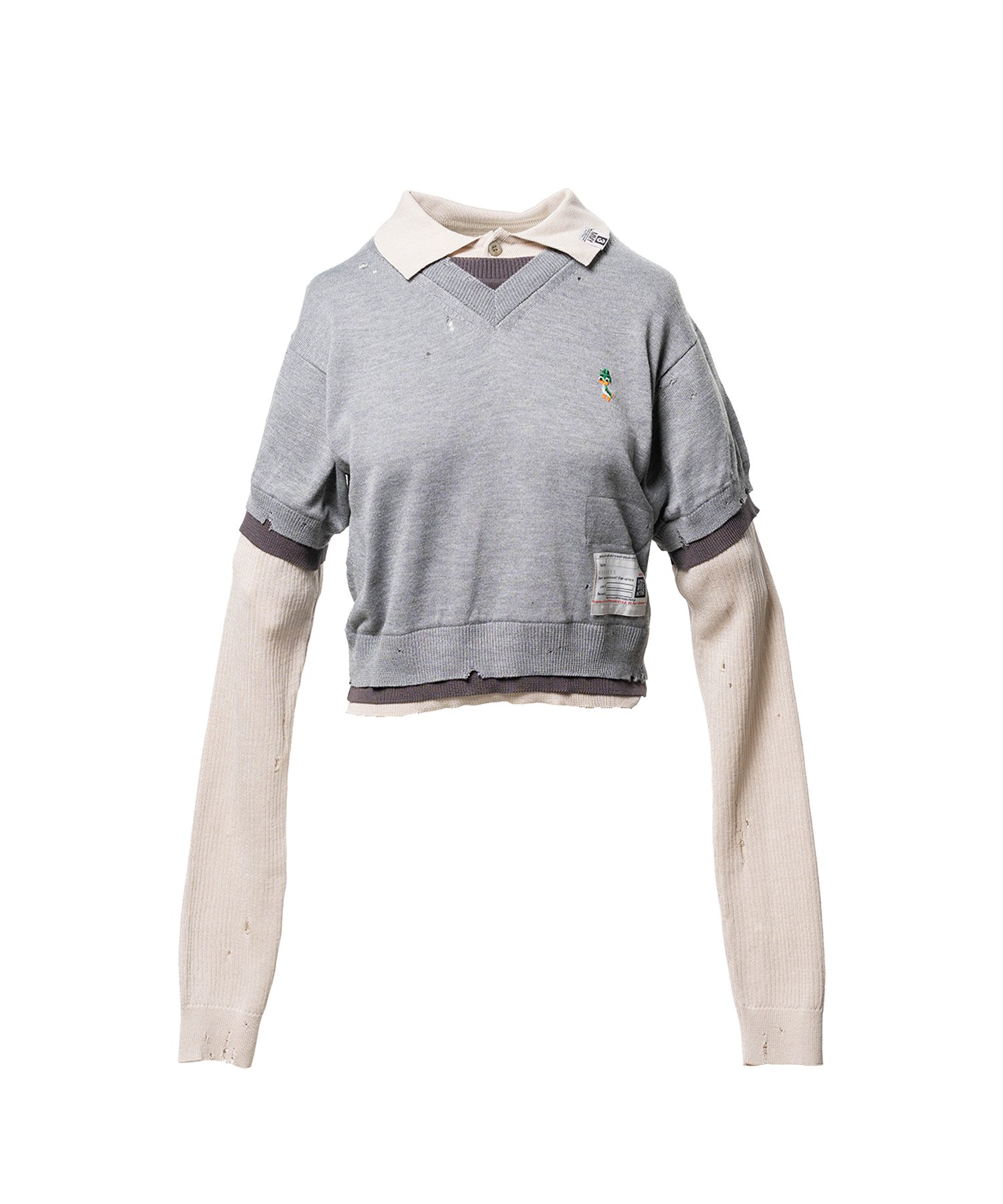 Triple Layered Knit Sweater