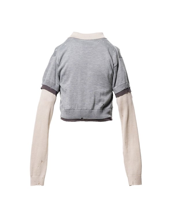 Triple Layered Knit Sweater