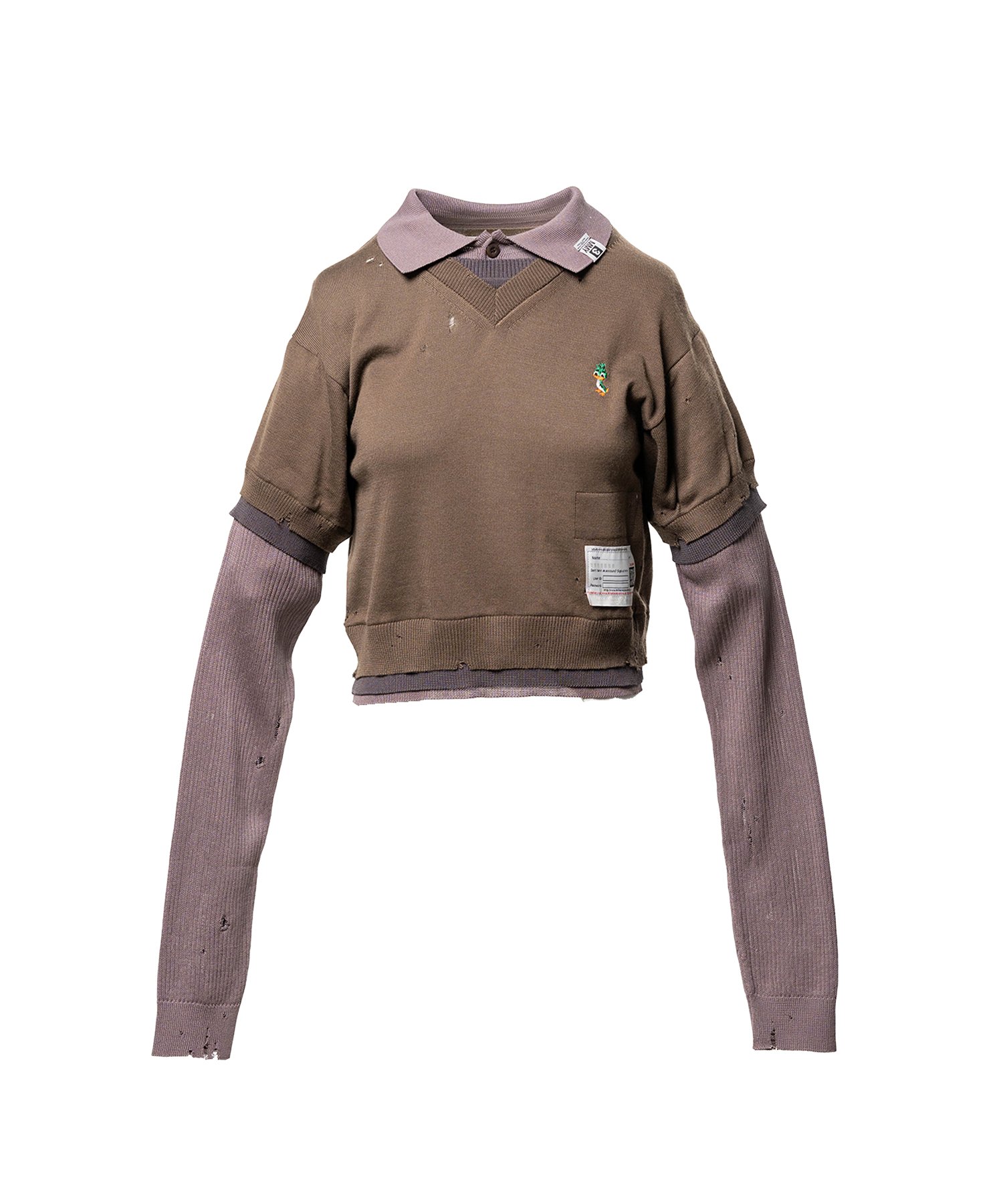 Triple Layered Knit Sweater