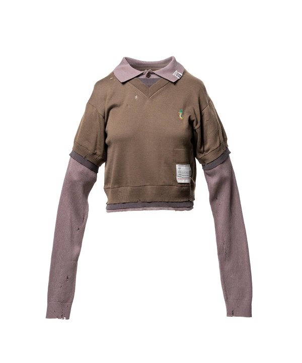 Triple Layered Knit Sweater