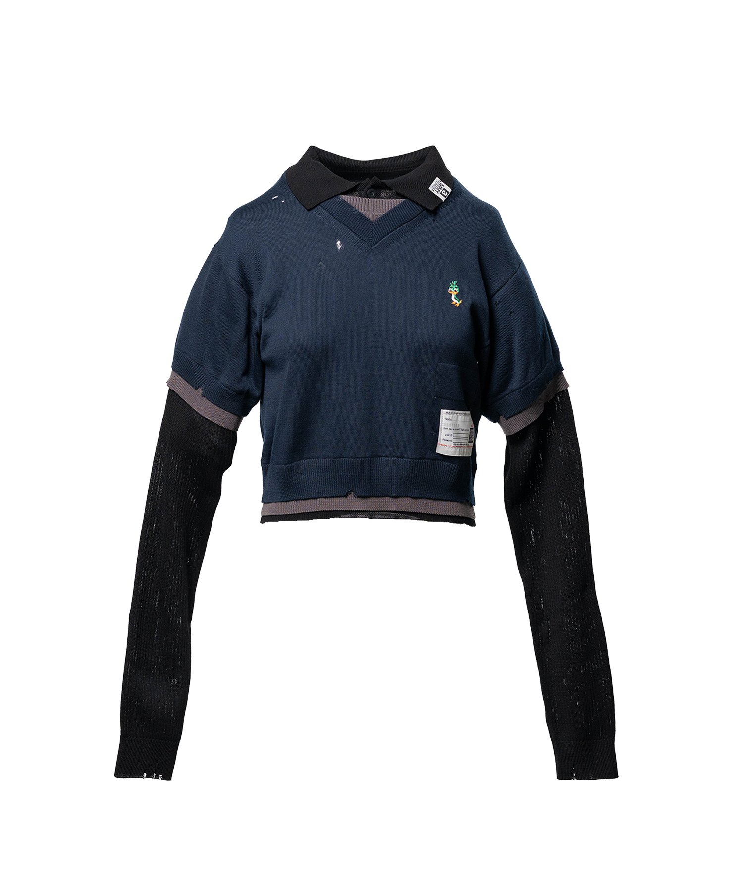 Triple Layered Knit Sweater