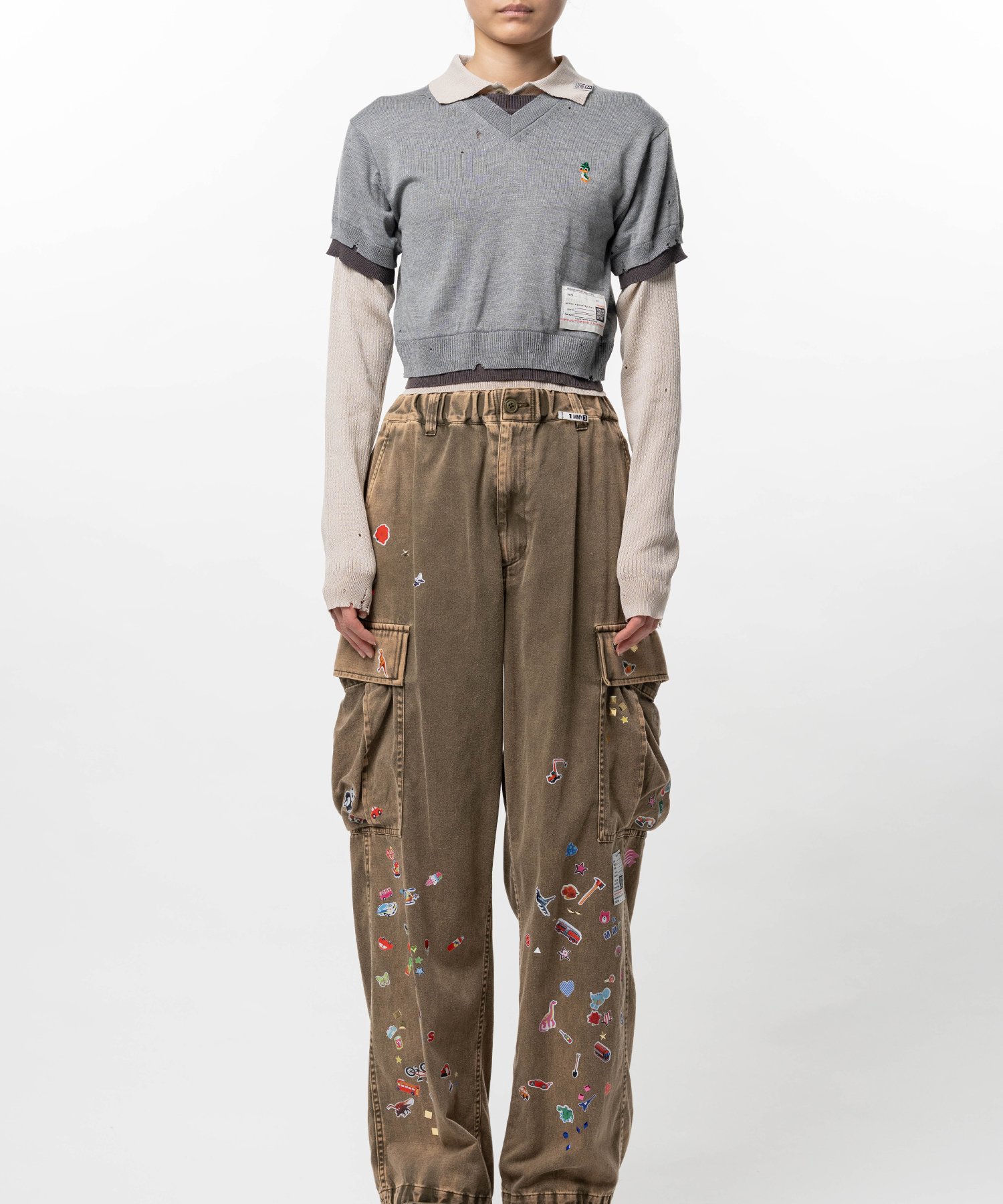 Triple Layered Knit Sweater