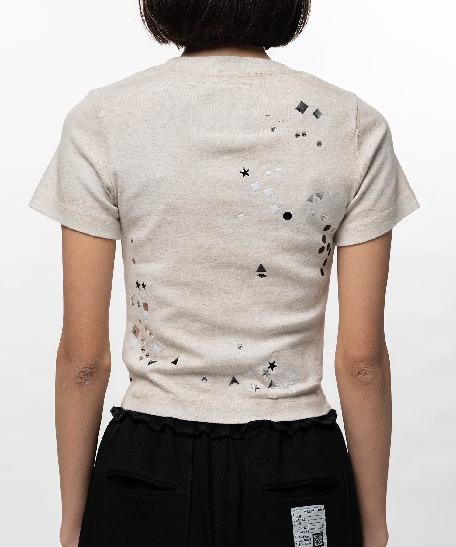Embellished Sticker Mini T-shirt