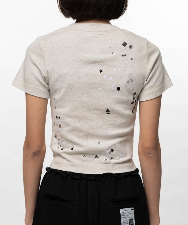 Embellished Sticker Mini T-shirt