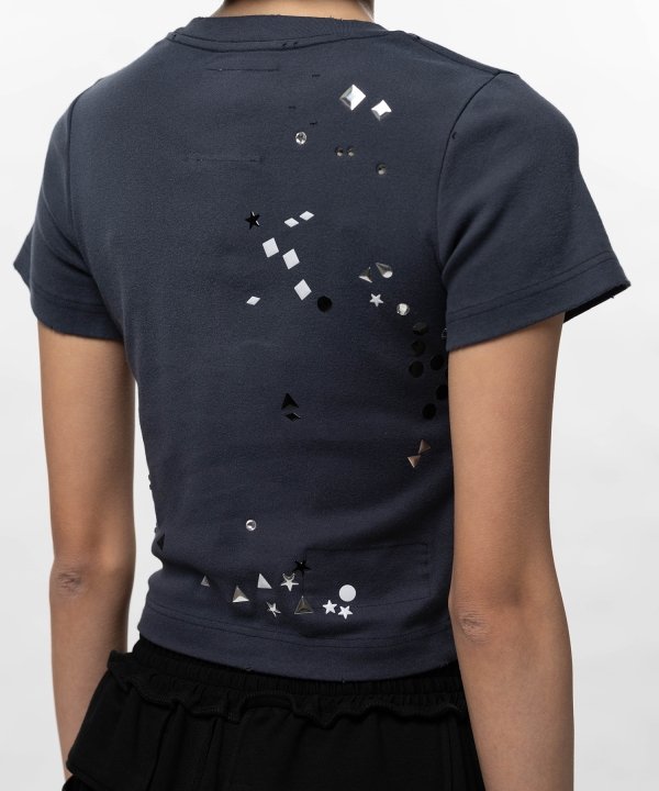 Embellished Sticker Mini T-shirt
