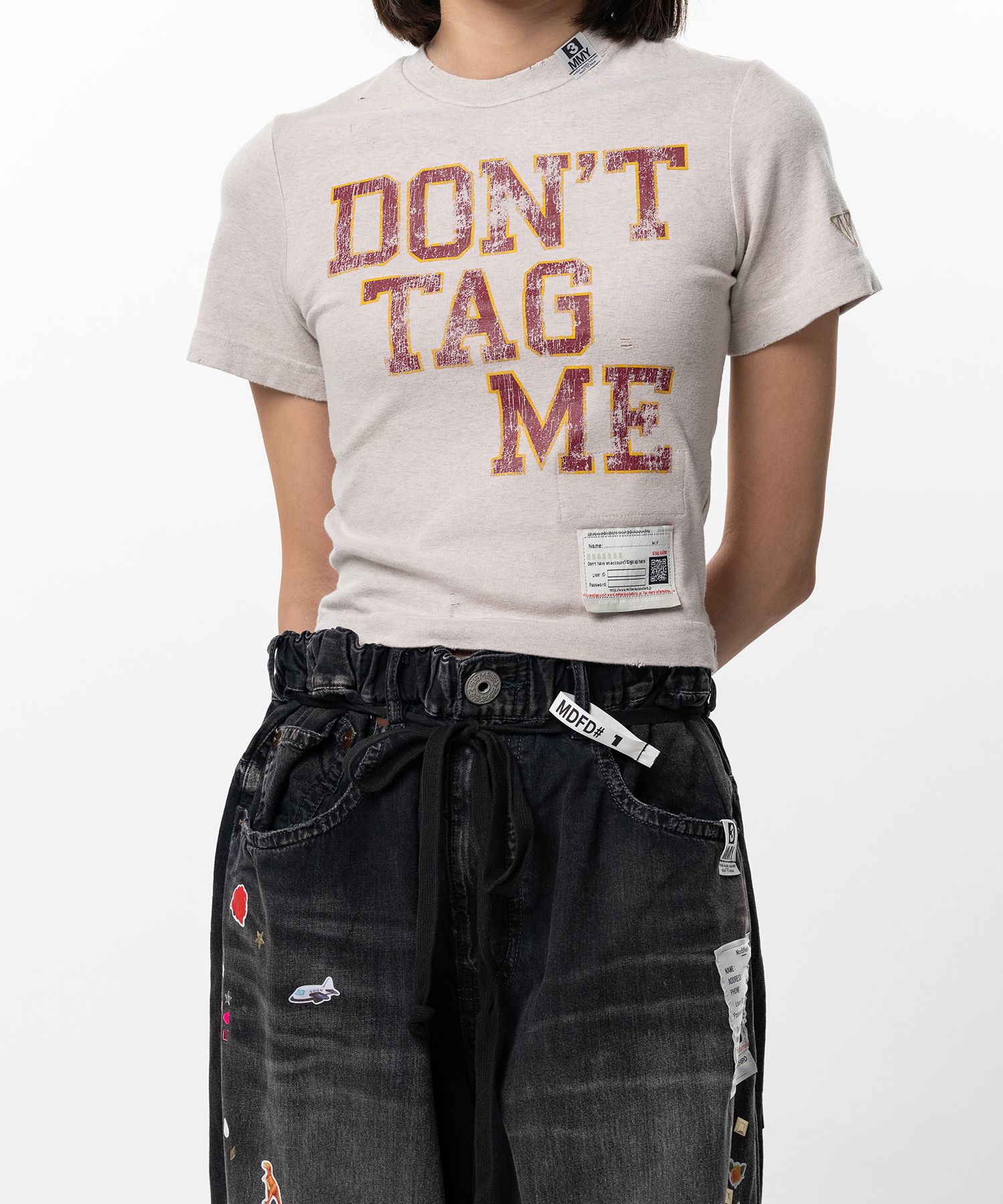 Don't Tag Me Printed Mini T-shirt