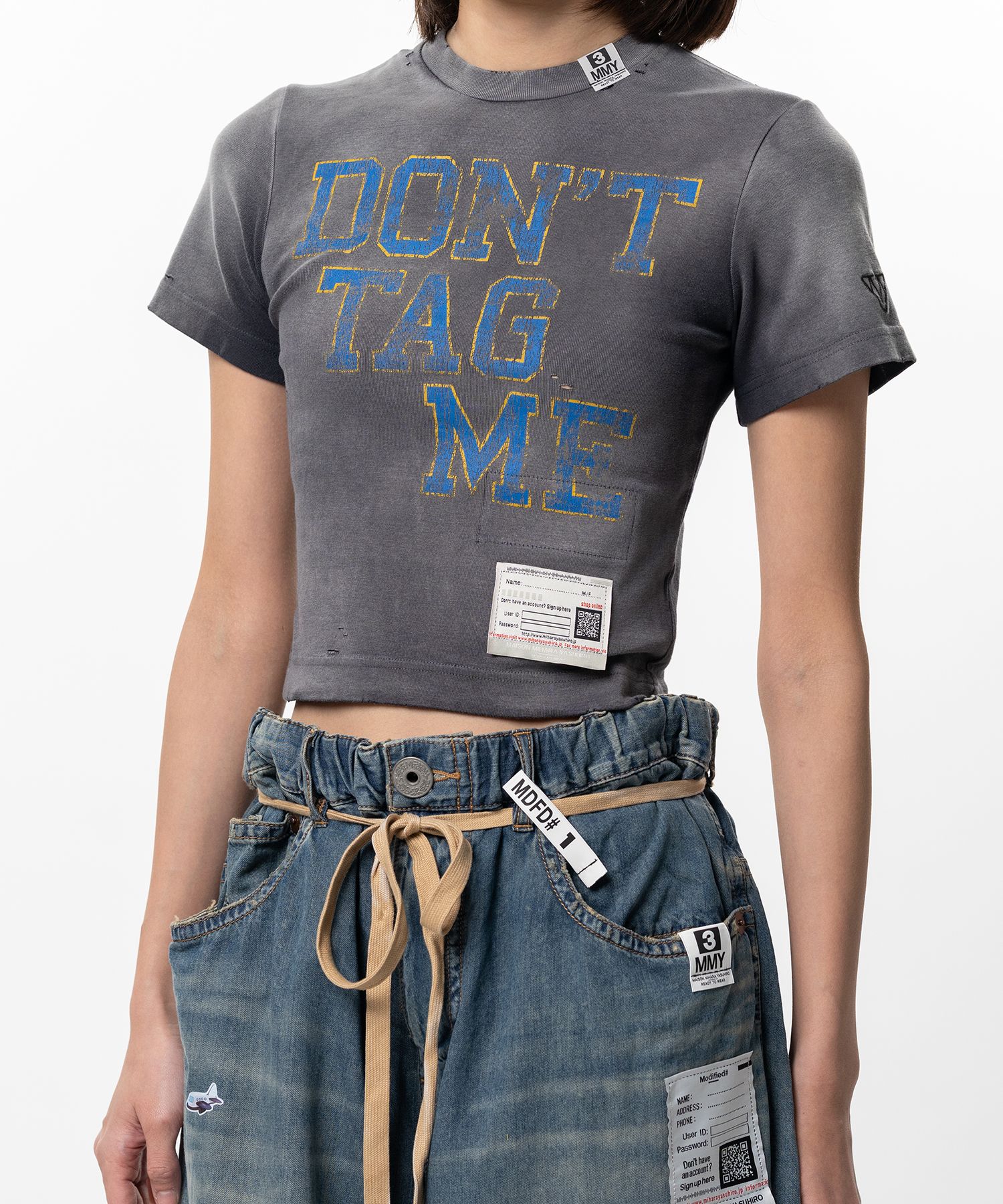 Don't Tag Me Printed Mini T-shirt