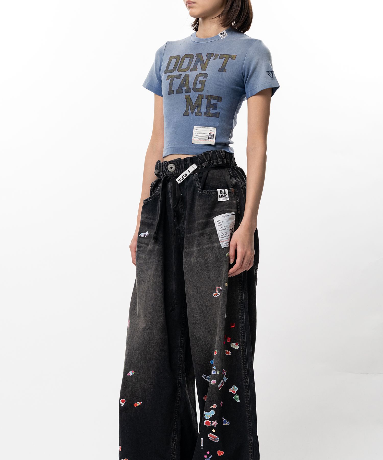 Don't Tag Me Printed Mini T-shirt