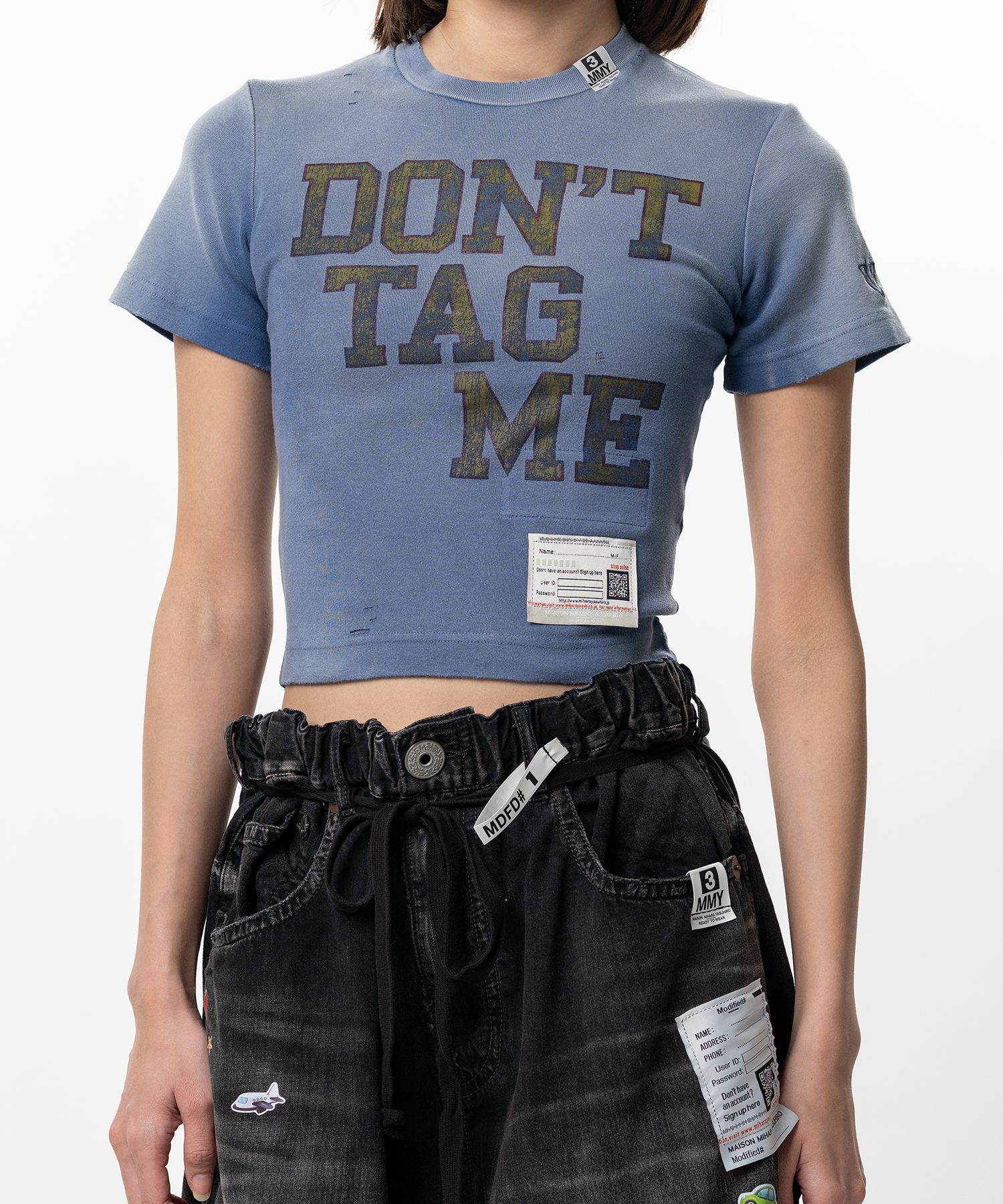 Don't Tag Me Printed Mini T-shirt