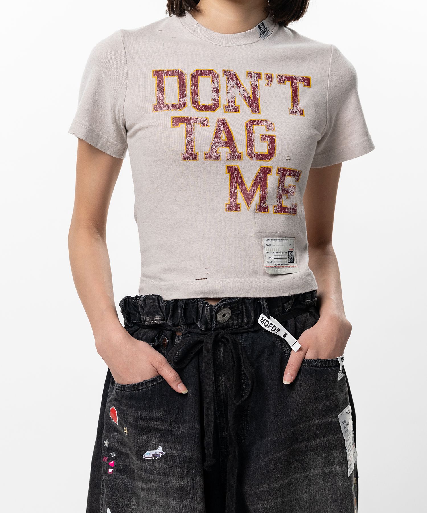 Don't Tag Me Printed Mini T-shirt