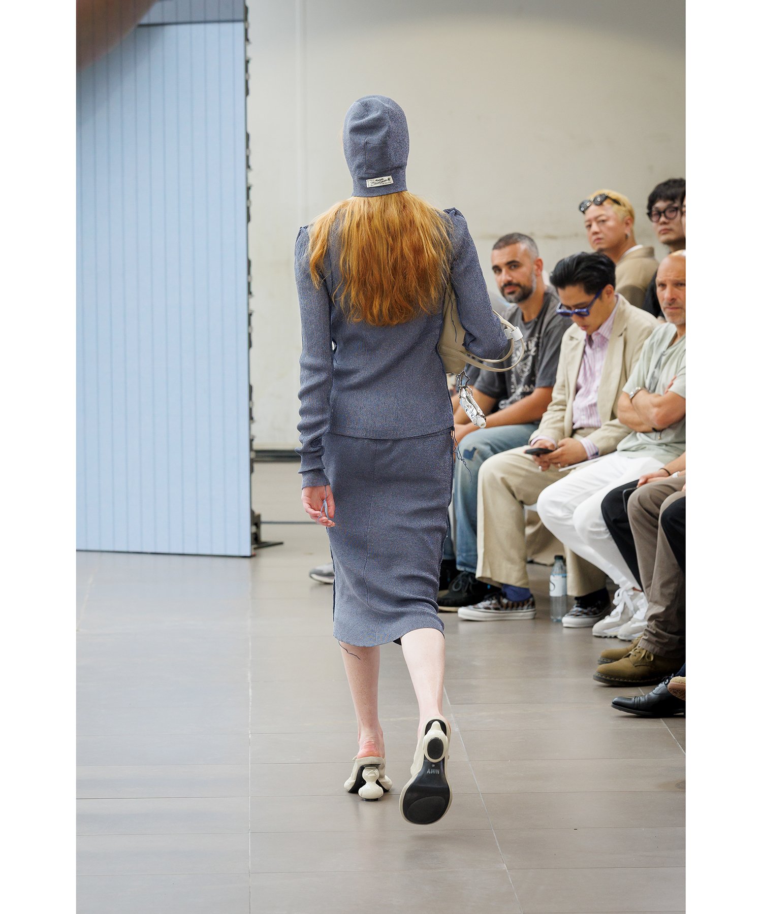 Inside-Out Glitter Knit Tank-top